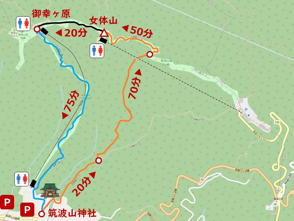 筑波山登山コース