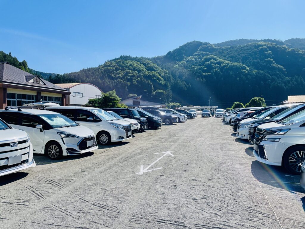 大芦川の駐車場