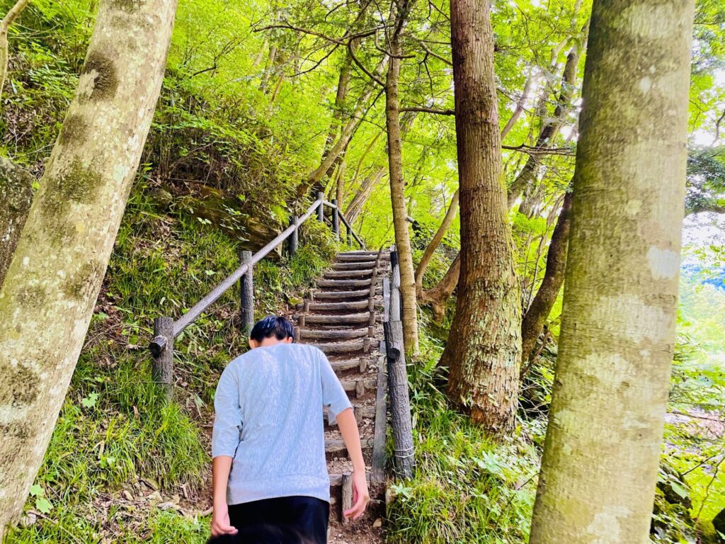 木の俣渓谷での川遊び