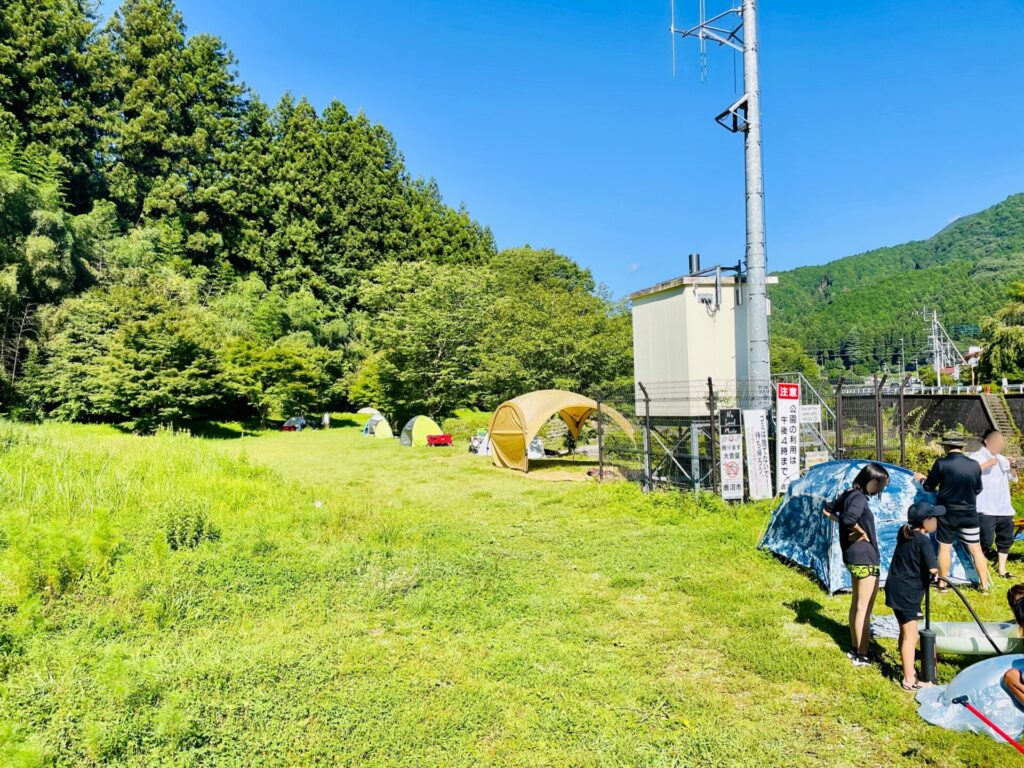 大芦川で川遊び