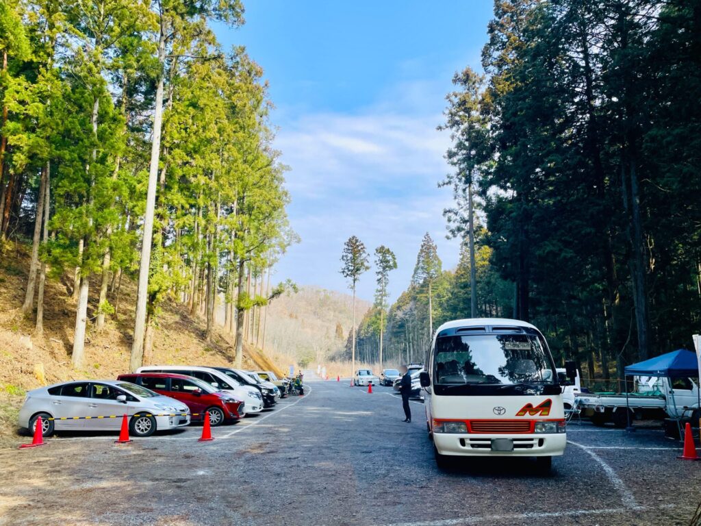 焼森山のミツマタ群生地のアクセスと駐車場について