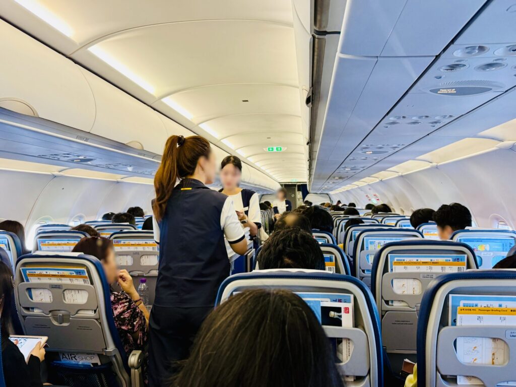 エアロKの気になる機内サービスを公開