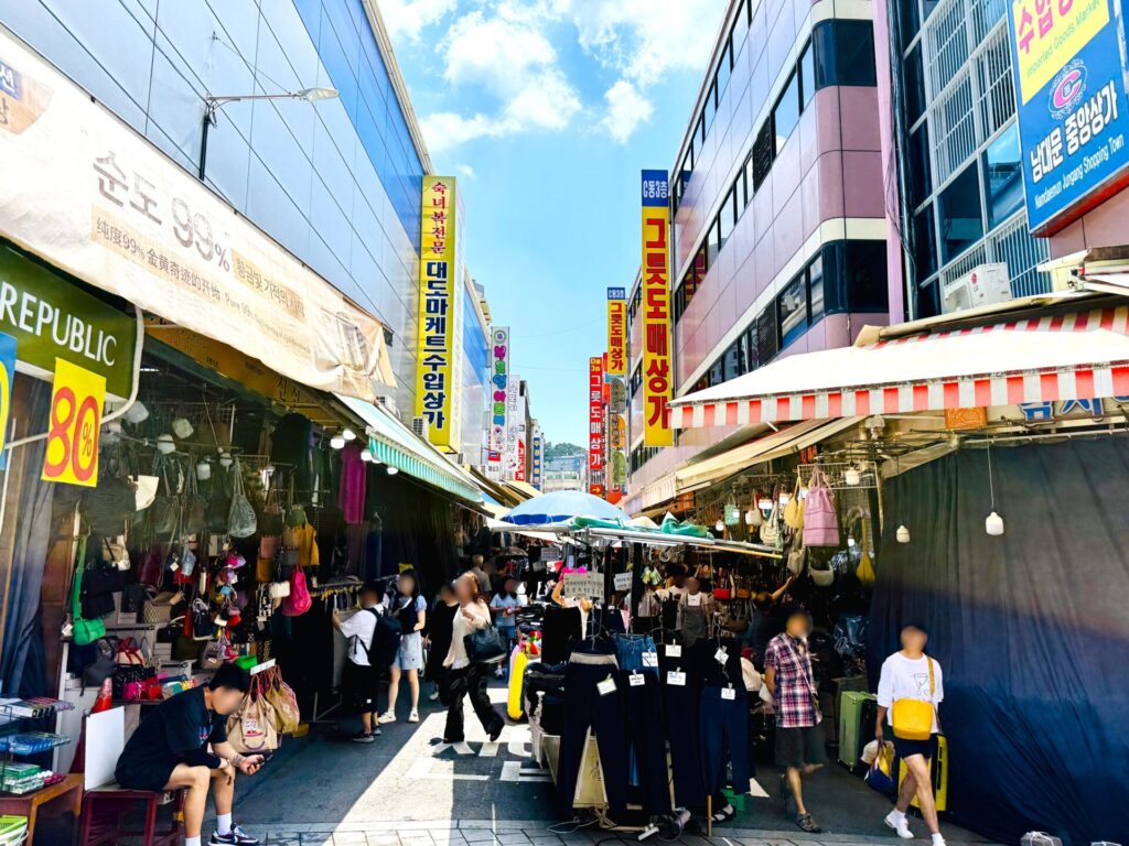 南大門市場のメインストリート
