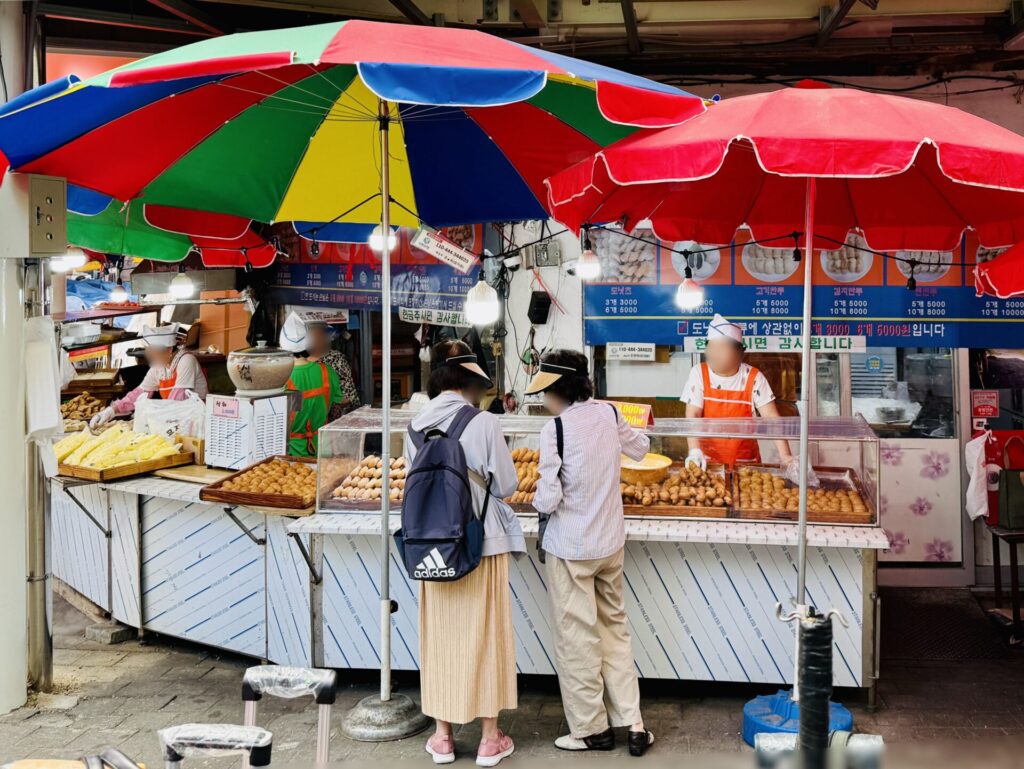 南大門市場の餃子やマンドゥ