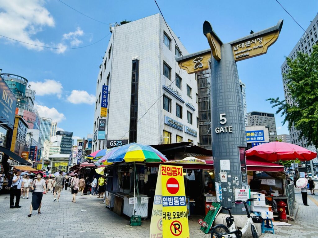南大門市場のカルグクス横丁の行き方 GATE5