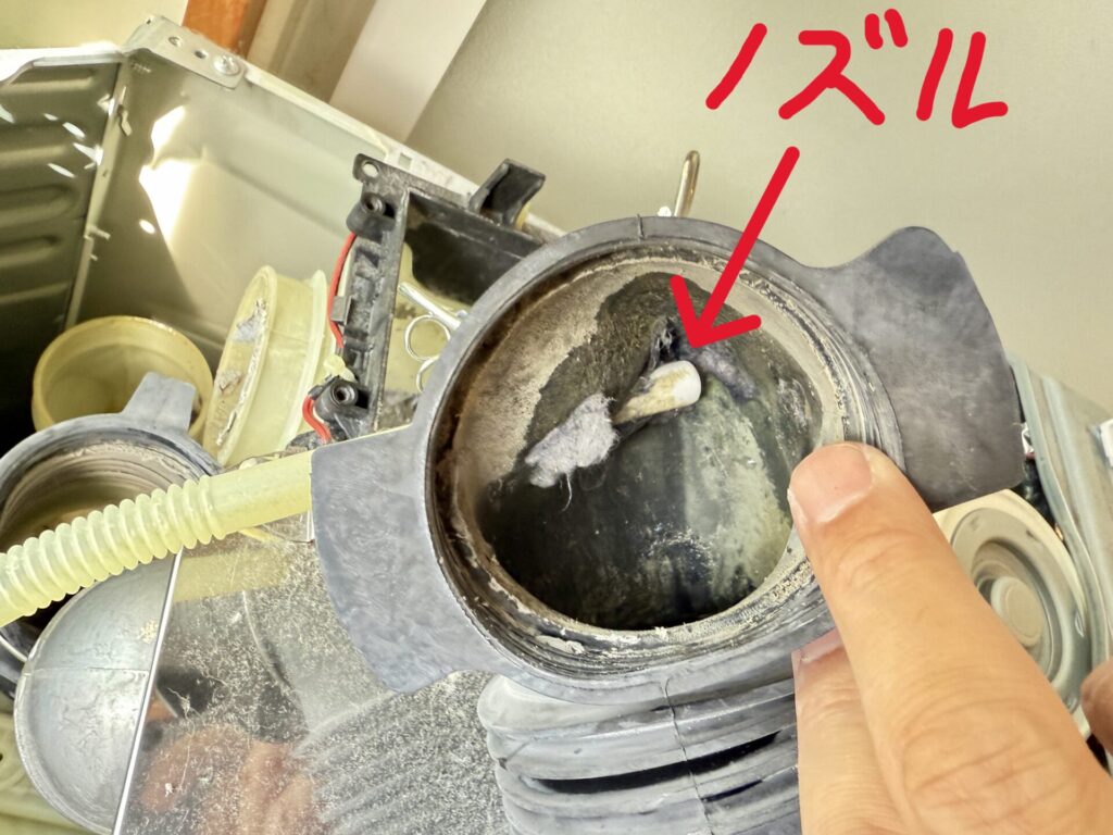 シャープドラム式洗濯機U04エラーが消えない時の自力修理法　ダクト詰まりの直し方