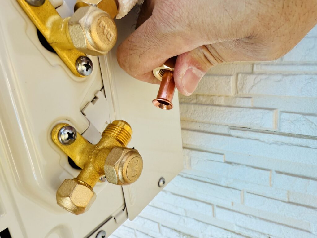 エアコン diy 取り付け