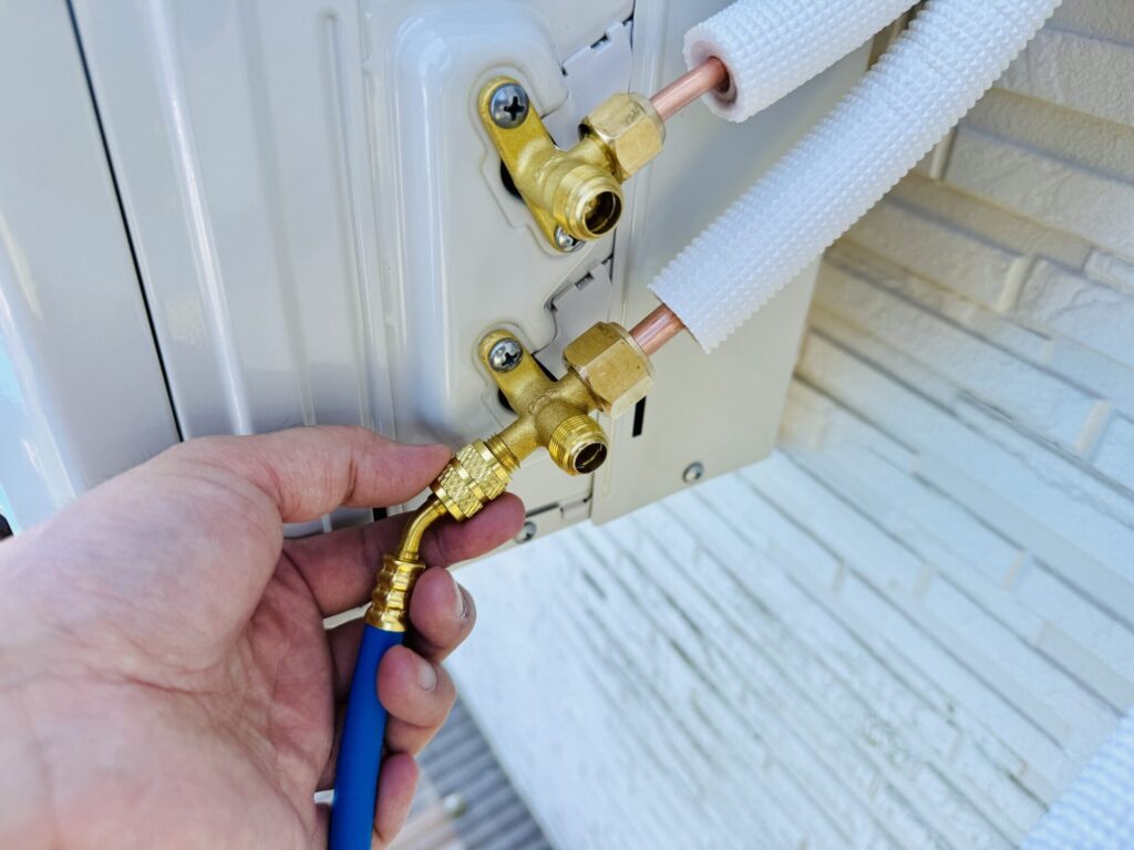 エアコン diy 取り付け
