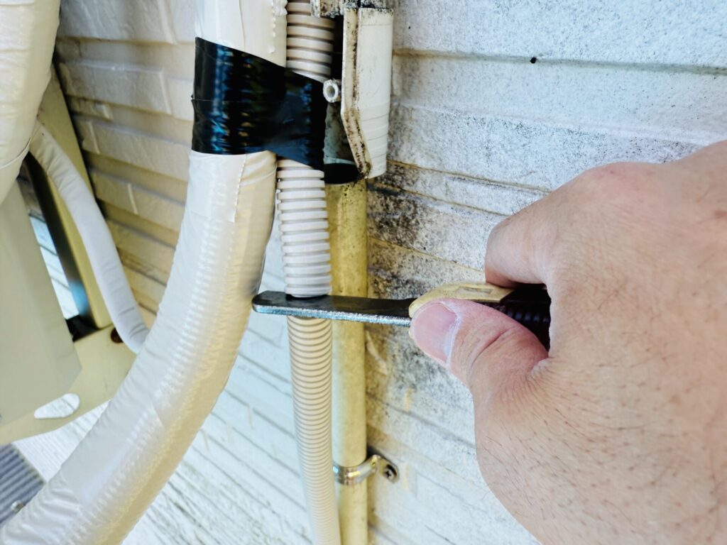 エアコン diy 取り付け