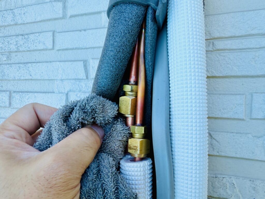 エアコン diy 取り付け