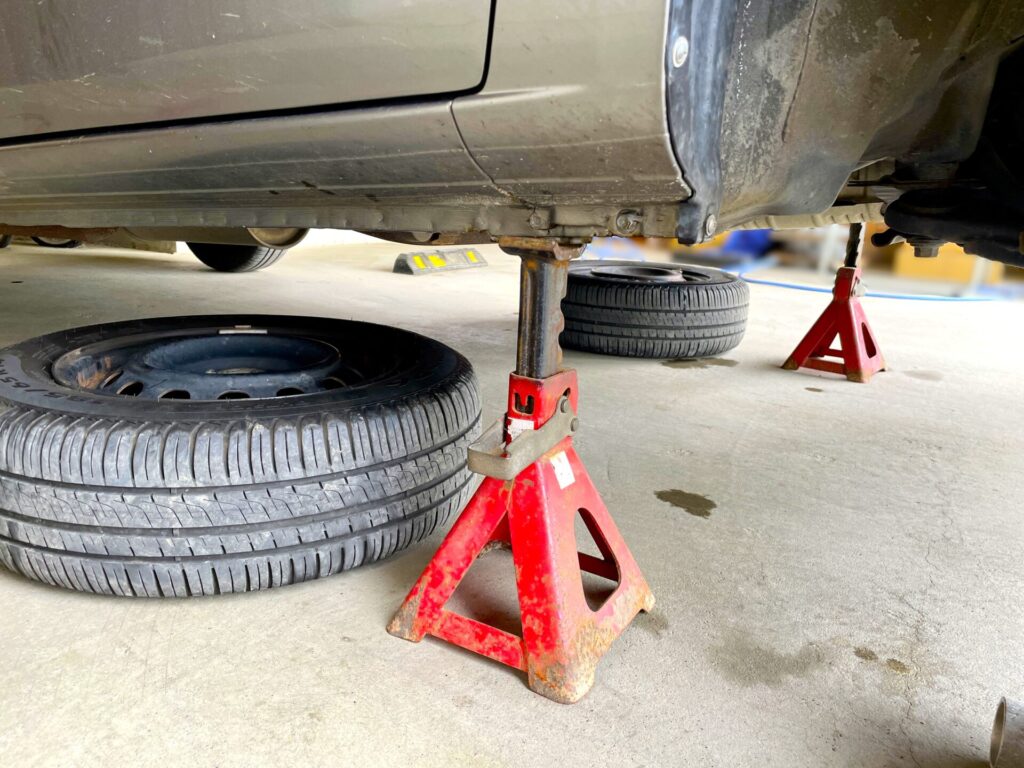 車検 diy 下回り