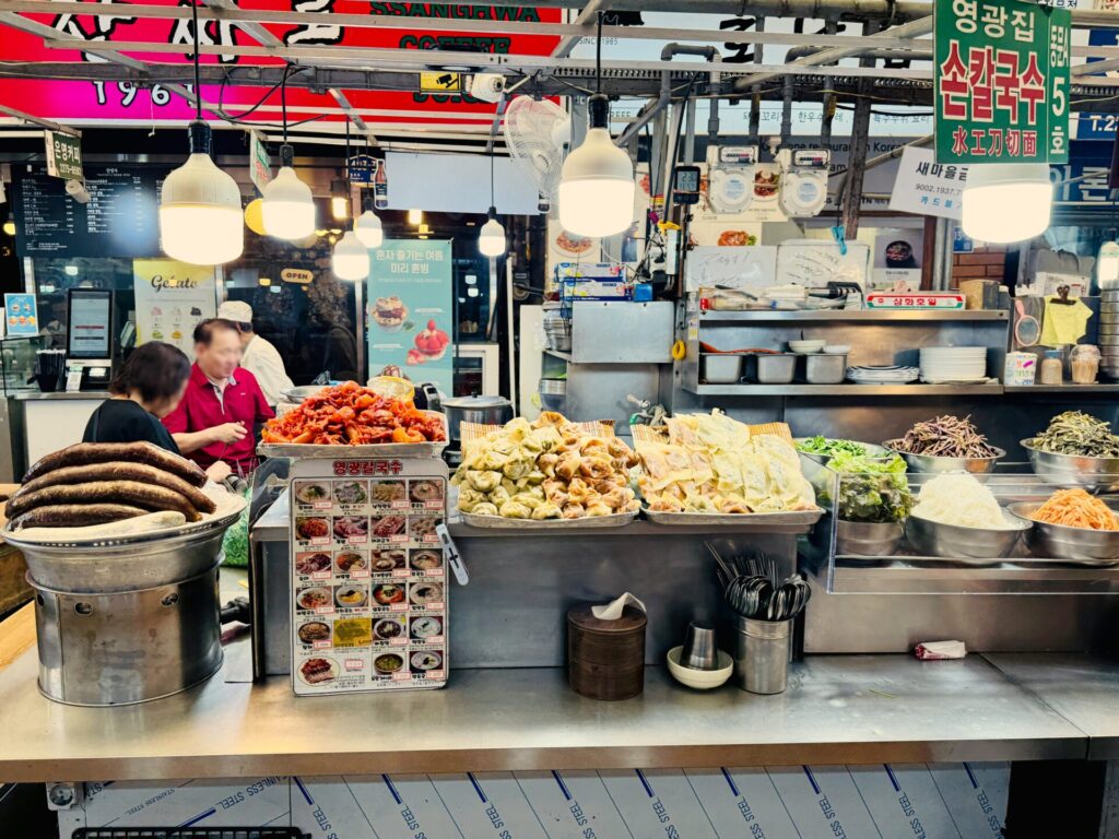 広蔵市場の屋台
