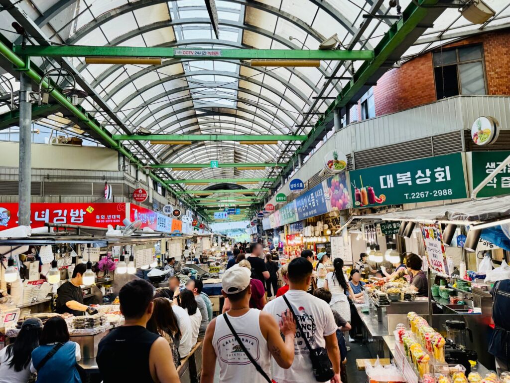 広蔵市場 アーケード
